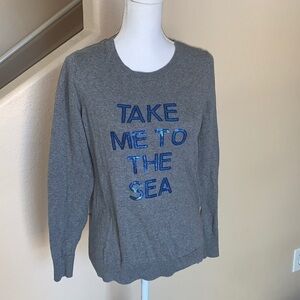 Old navy take me to the sea sequin sweater